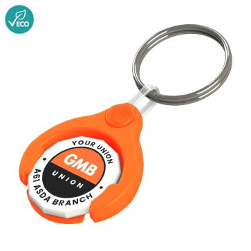 Recycled Compact Trolley Keyring