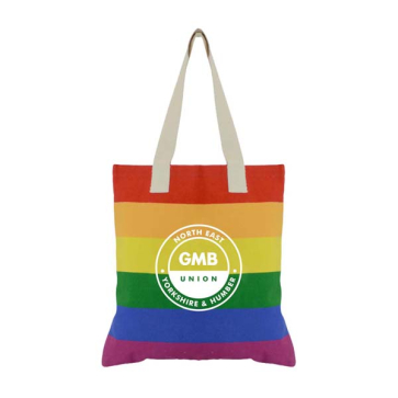 Rainbow Cotton Shopper