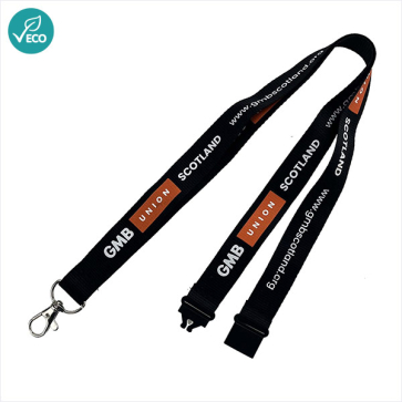 20mm rPET Lanyard with 1 Safety Break
