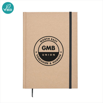 A5 Recycled Notebook with Hard Cover