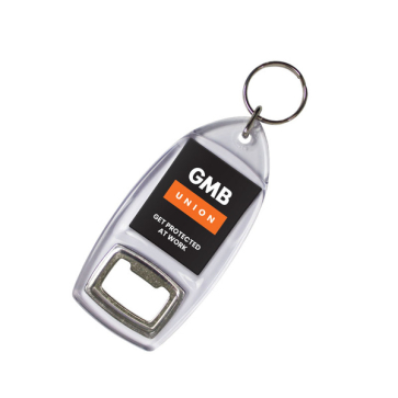 Plastic Bottle Opener Keyring
