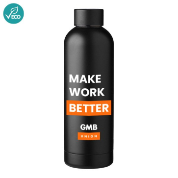 Recycled Stainless Steel 500ml Bottle