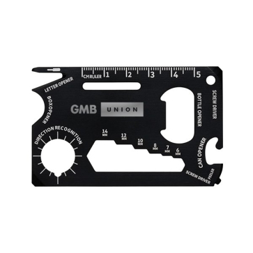 Multifunctional Stainless Steel Card Tool