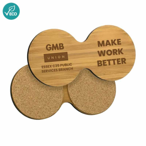 Double Bamboo Coaster