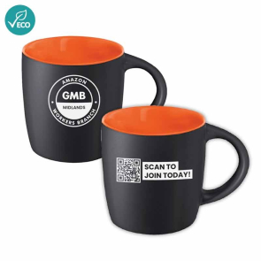 Matt Mug with Coloured Glossy Glaze 250ml