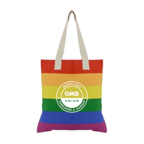PRIDE Rainbow Cotton Shopper (Personalised)