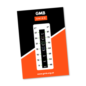 Temperature Gauge Card  (Personalised)