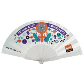 Handheld Fabric Fan (Personalised)