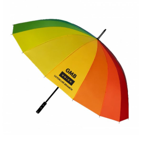 PRIDE Rainbow Golf Umbrella
