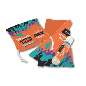 2 Piece Glasses and Screen Cleaning Kit in a Printed Pouch