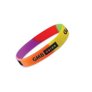 PRIDE Rainbow Silicon Wristband